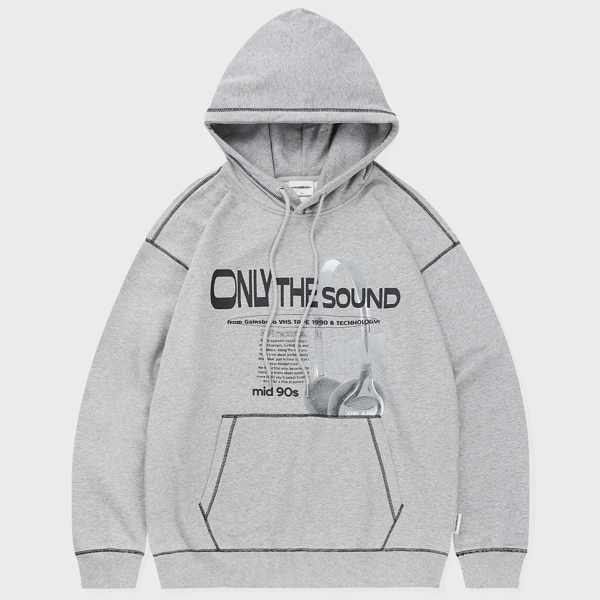 Only The Sound 連帽衫_麻花灰