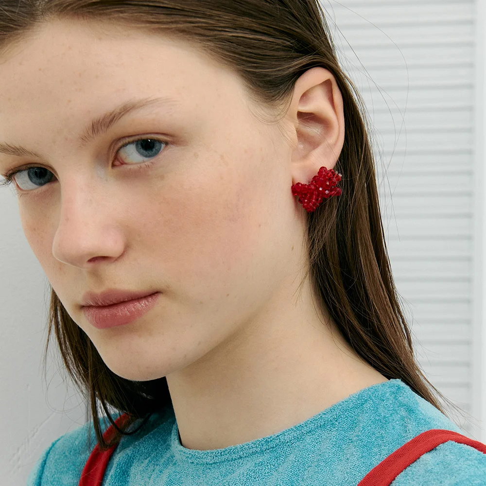 Petal Ribbon Earrings_VH2435EA006M