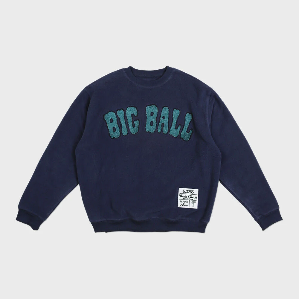 BIG BALL FLEECE SWEATSHIRTS - NAVY