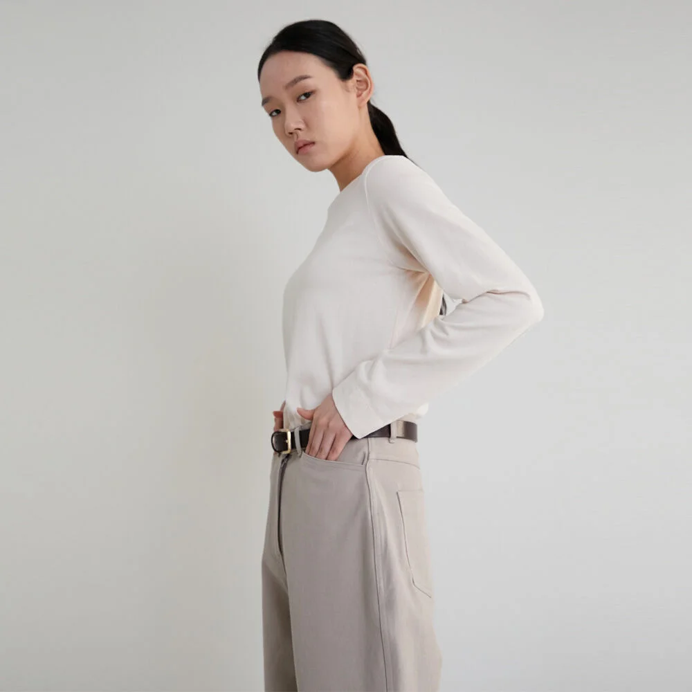 20S ROUND T-SHIRTS (IVORY)