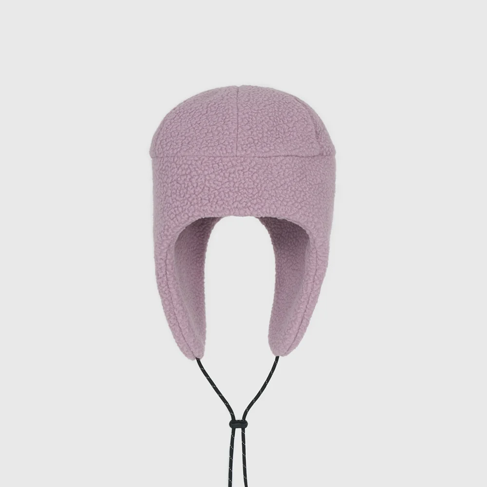 Pipi Fleece Earflap Hat (Purple)