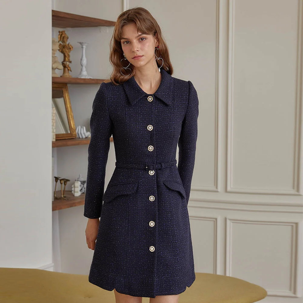 22FW Calla55 EDO Wave Twinkle OPS Navy