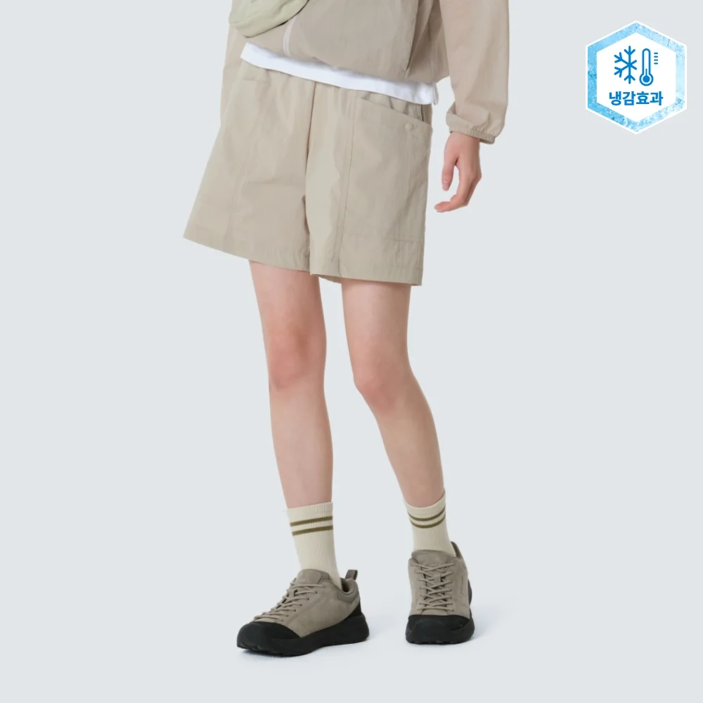 髮根 女裝 實用款 短褲 Light Beige (S26MWRHP65)