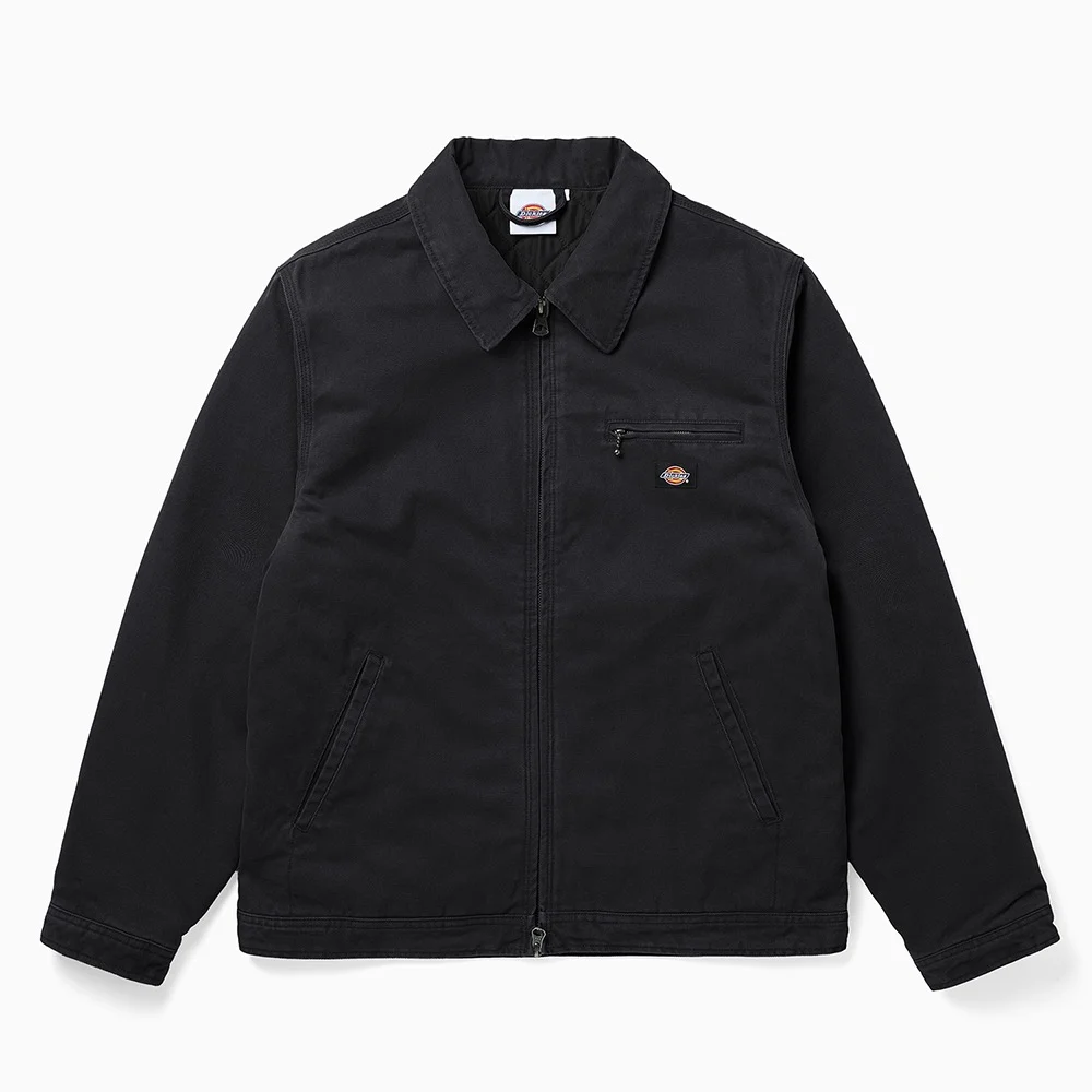 帆布 帆布 油漆工褲 外套 Black