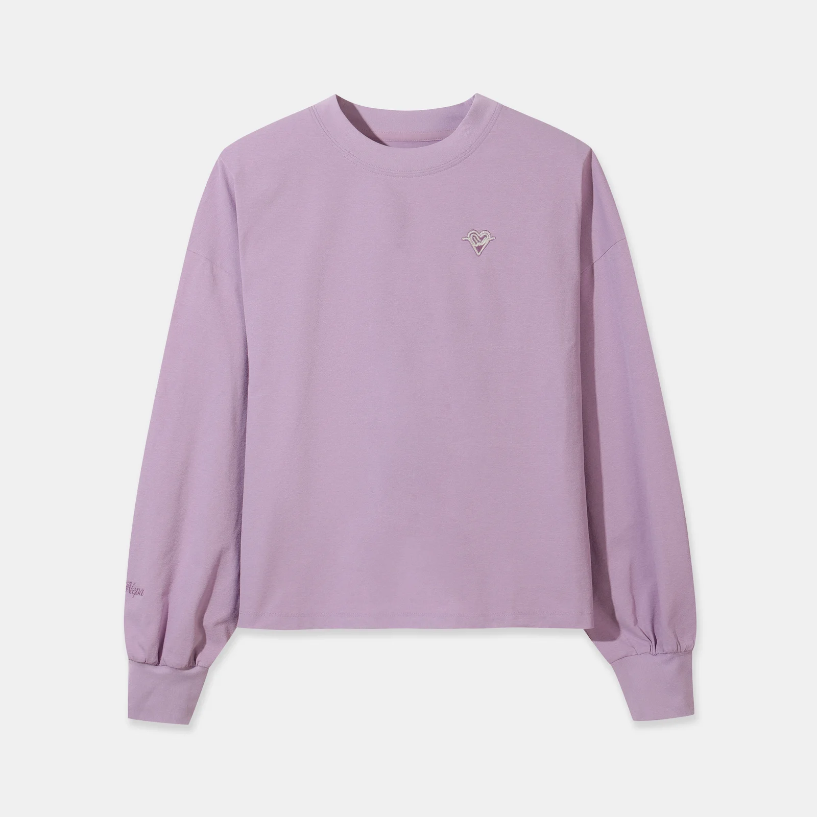NEPA/Official Direct 7M25341 女裝 魅光 長袖 T恤_GREYISH LAVENDER