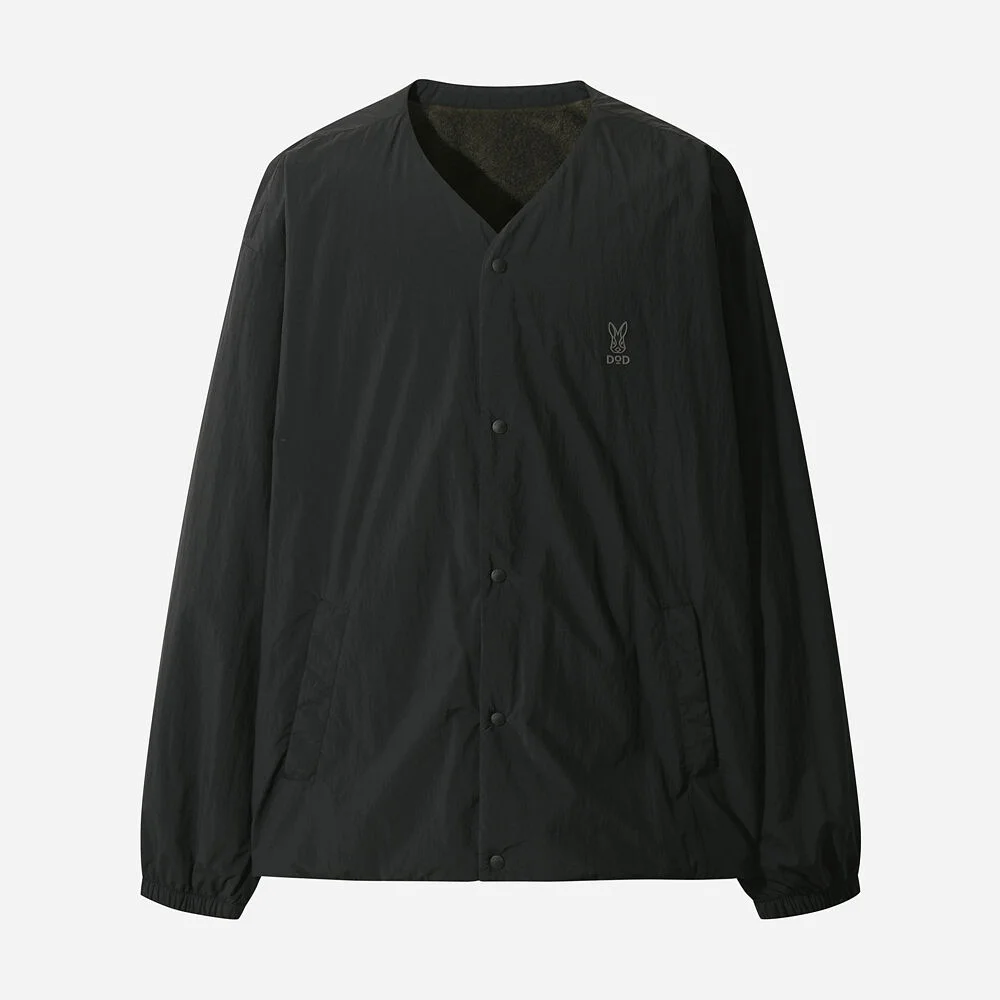Miro 雙重 雙面穿 開襟外套 外套(BLACK)