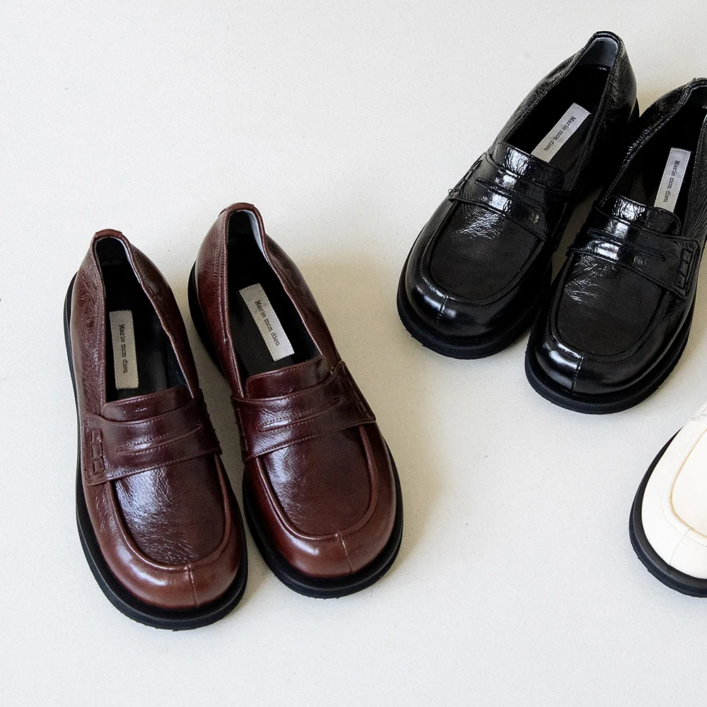 Marimondieu Coup 厚底 樂福鞋 3colors