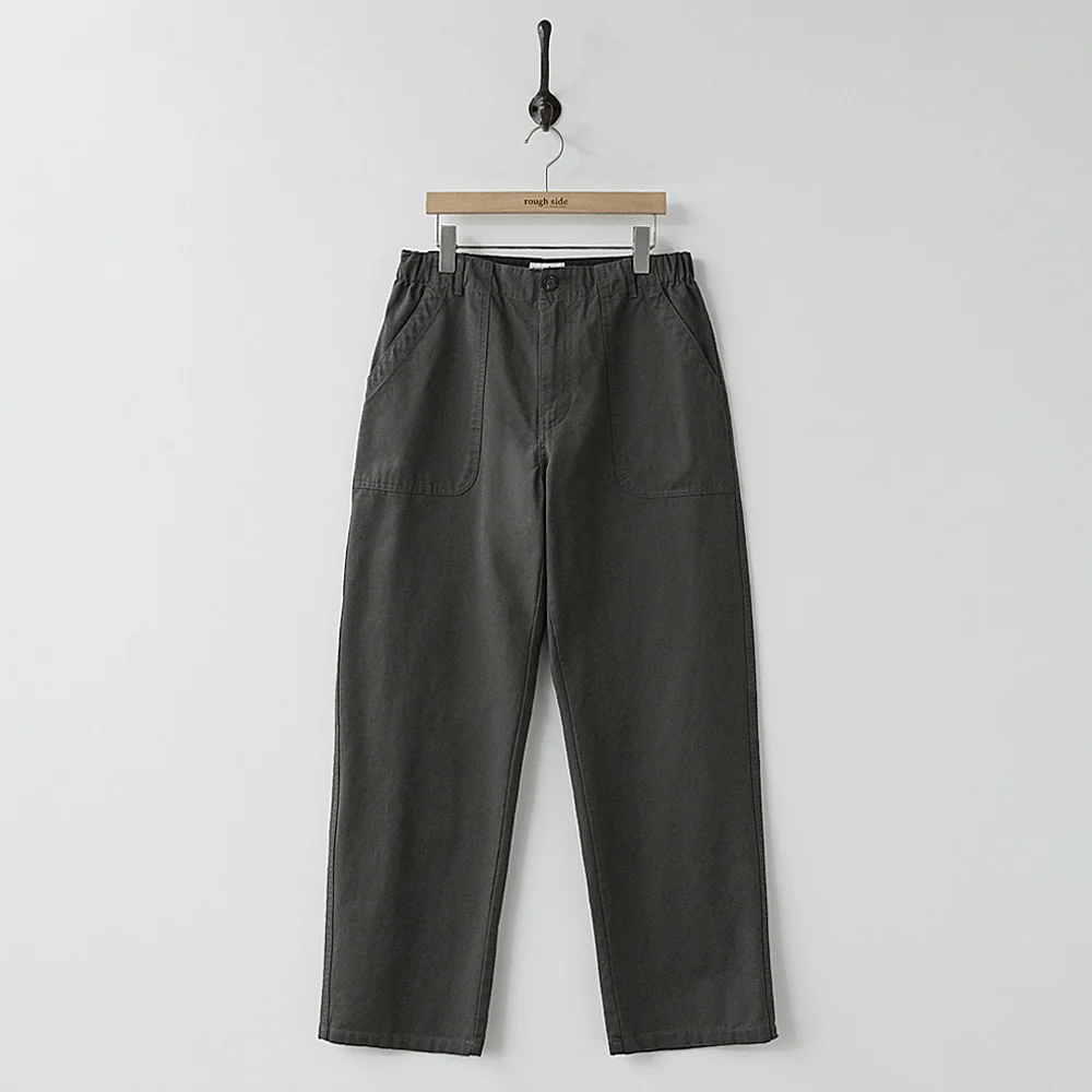 Elastic Fatigue Pants Charcoal