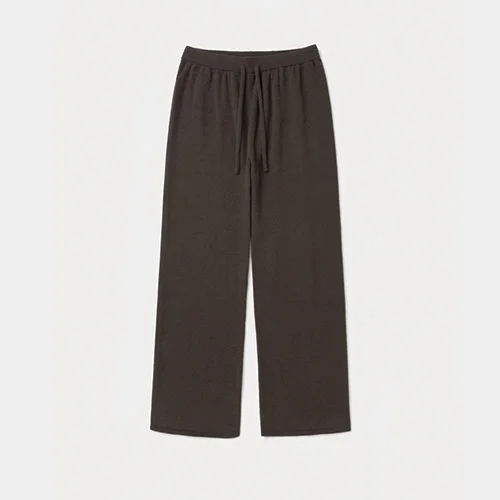 HAIRY KNIT PANTS (BROWN)