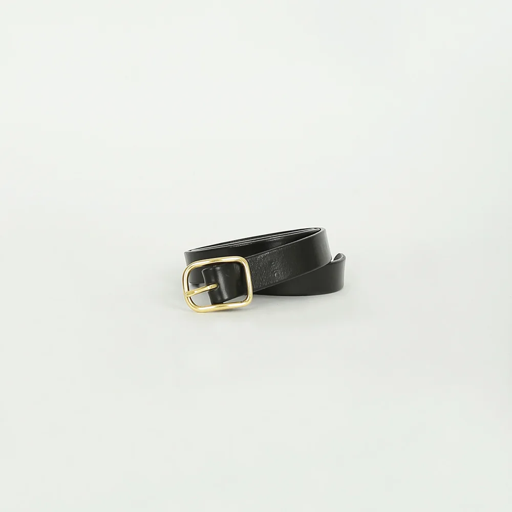 SQUARE BASIC BELT_BK