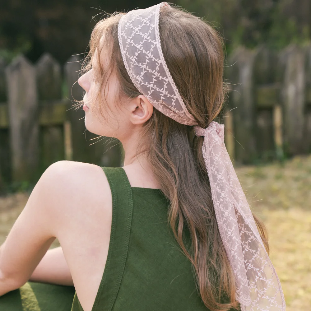 Lace Long Scarf_4 Color