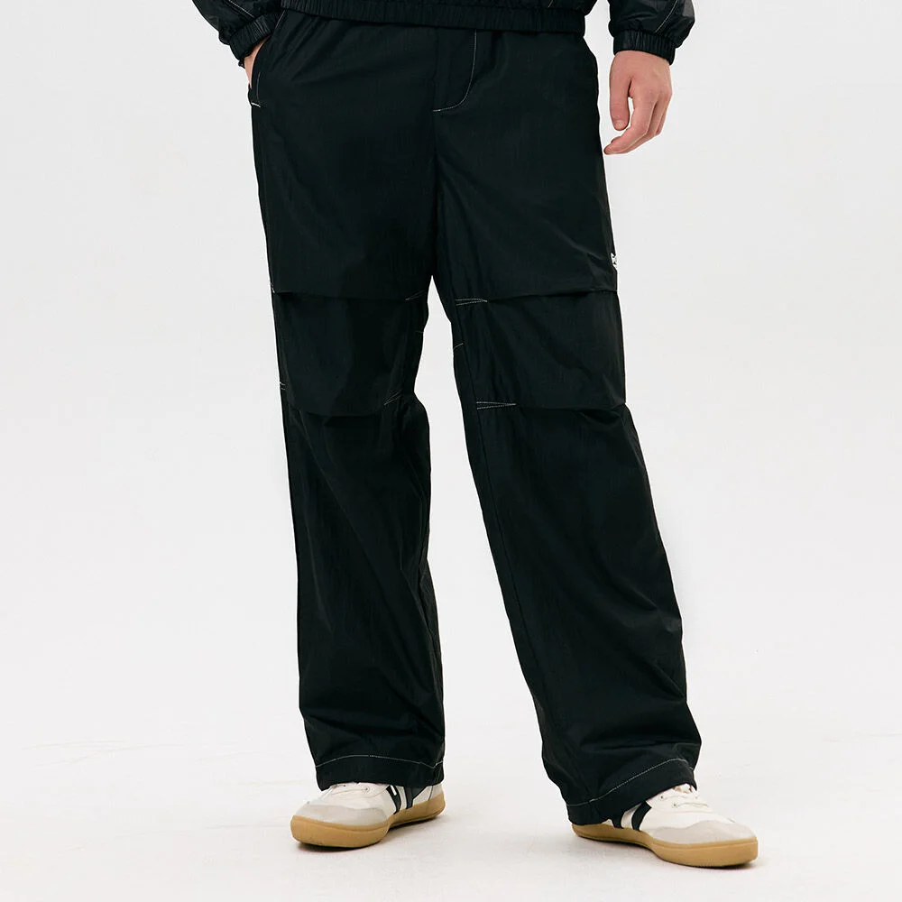 GLOSSY WOVEN PANTS