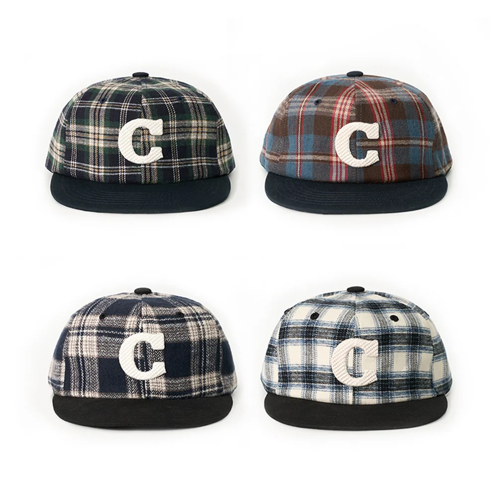 C Logo Check Cap (4 Colors)