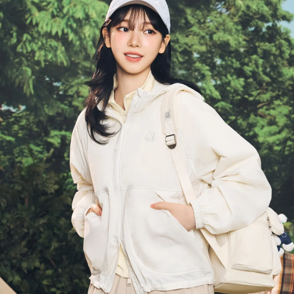 Lofoten 輕量 防撕裂布 外套 - W_Off White_OWM26177W3