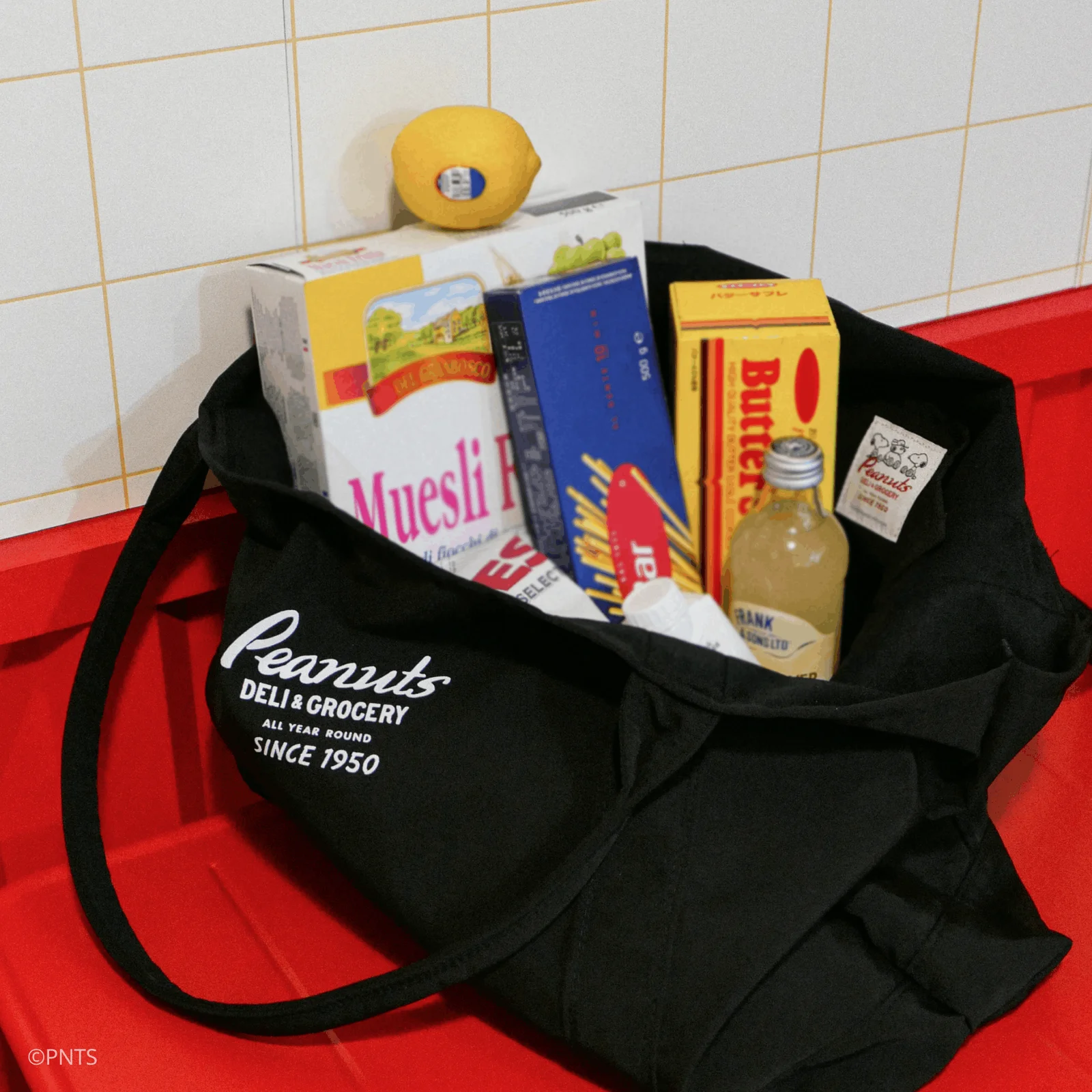 PEANUTS GROCERY MARKET BAG