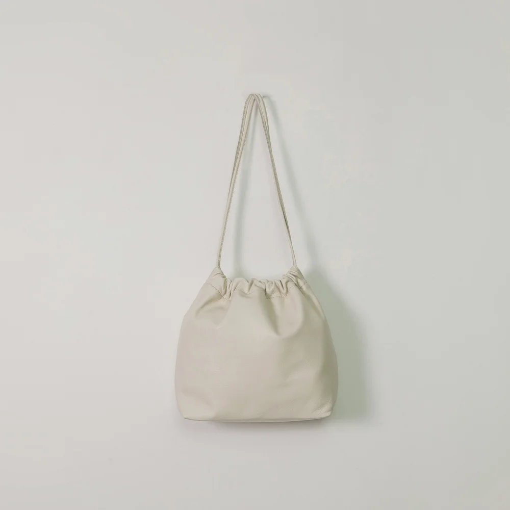 JOY COW LEATHER BAG_IVORY