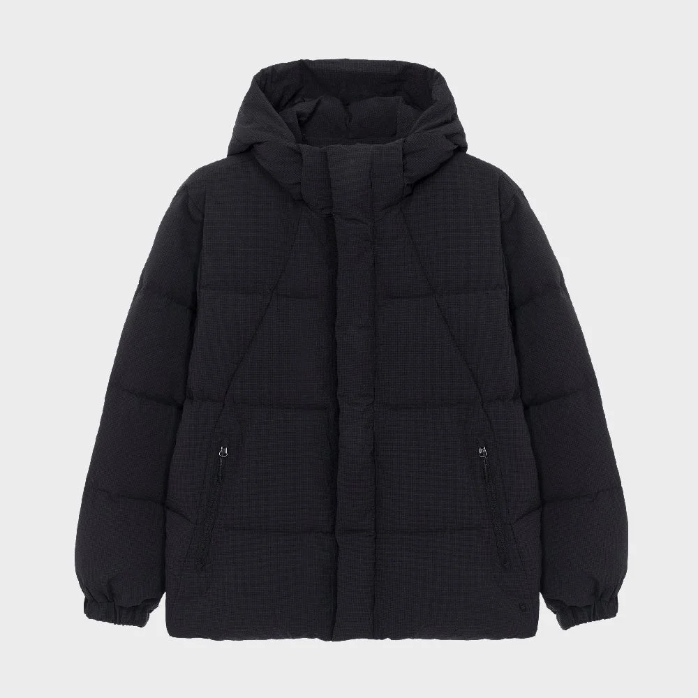 舒適 泡泡紗 Down 外套 Dark Gray