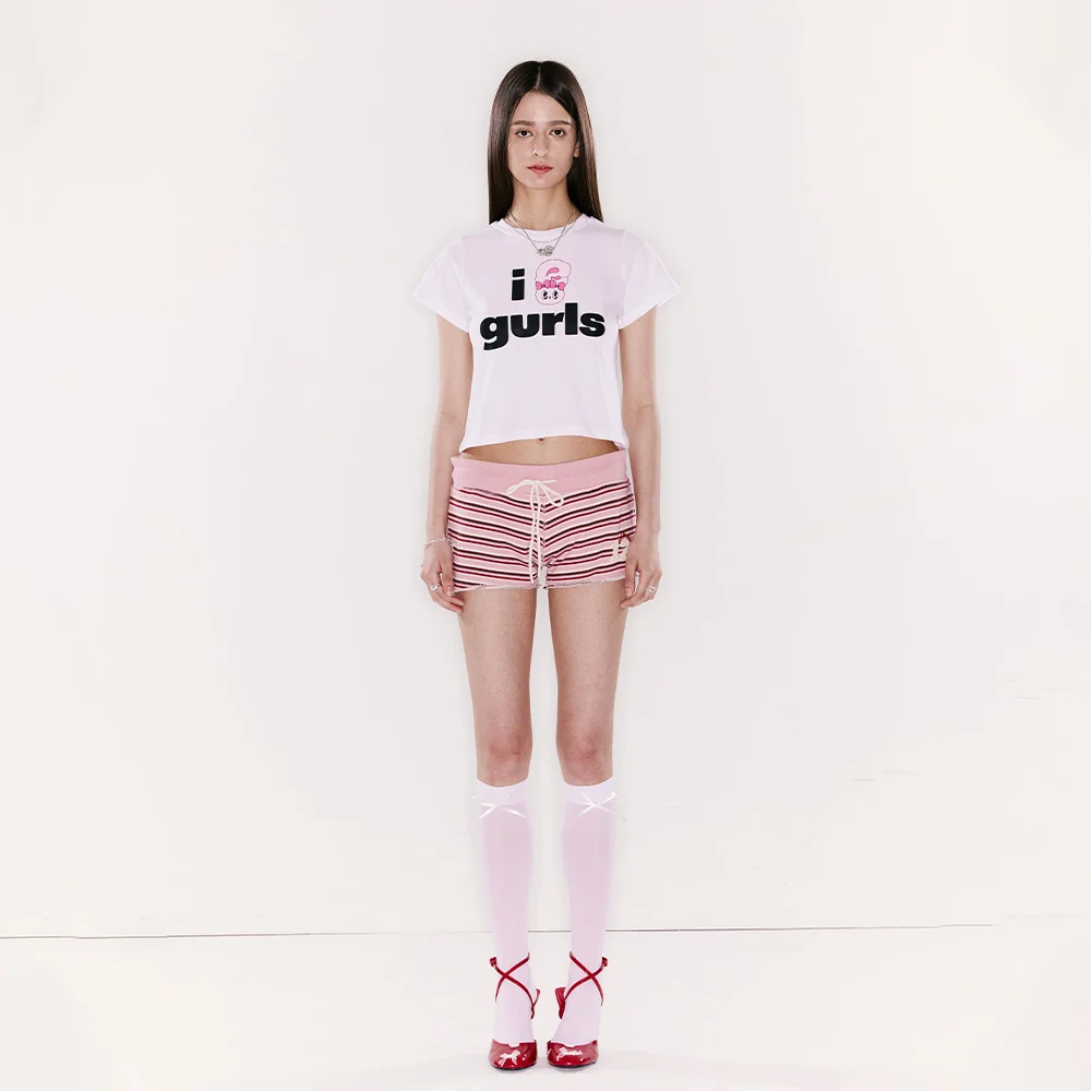 ESTHER BUNNY X AS IF CALIE BUNNY GURLS T-SHIRT WHITE