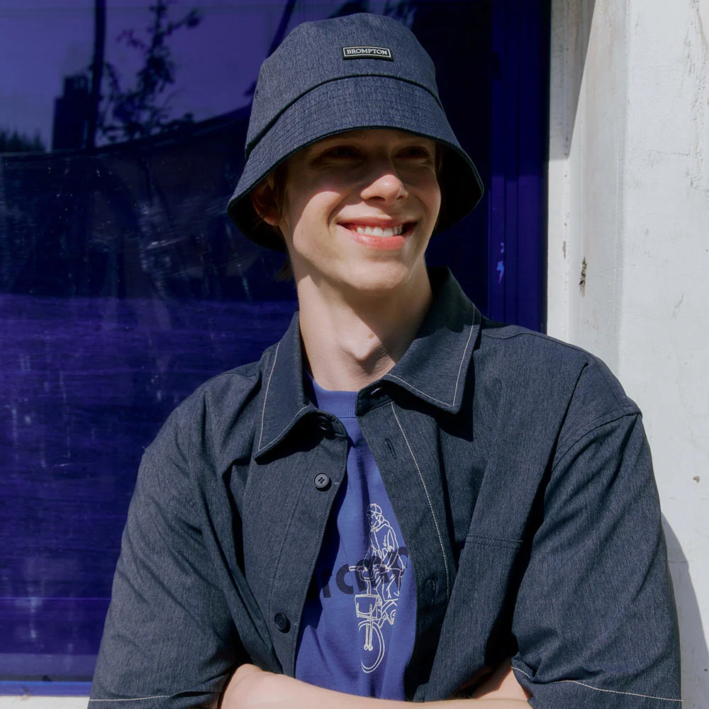 DENIM BUCKET HAT - NAVY (P255AHA104)