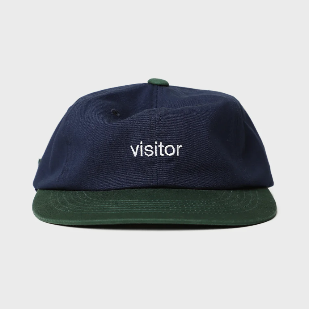 Visitor 雙色 6拼接 帽 - 海軍藍