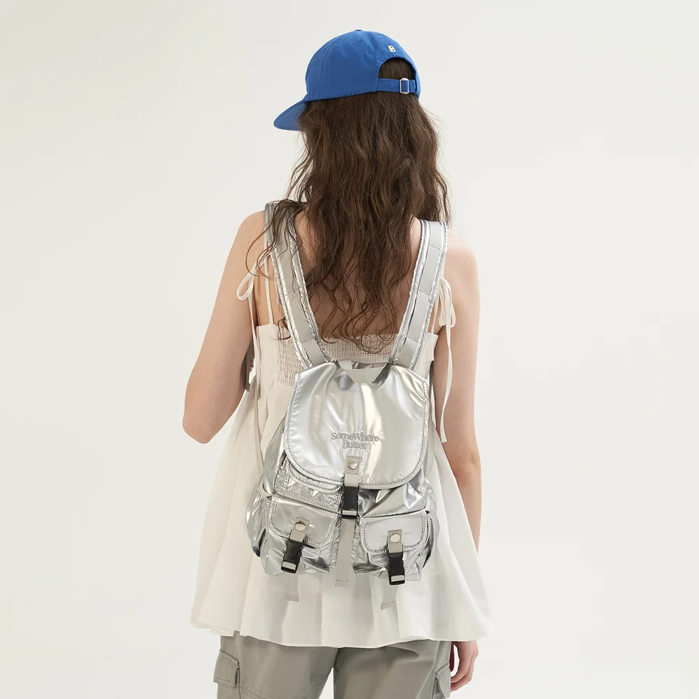 PP mini backpack - silver