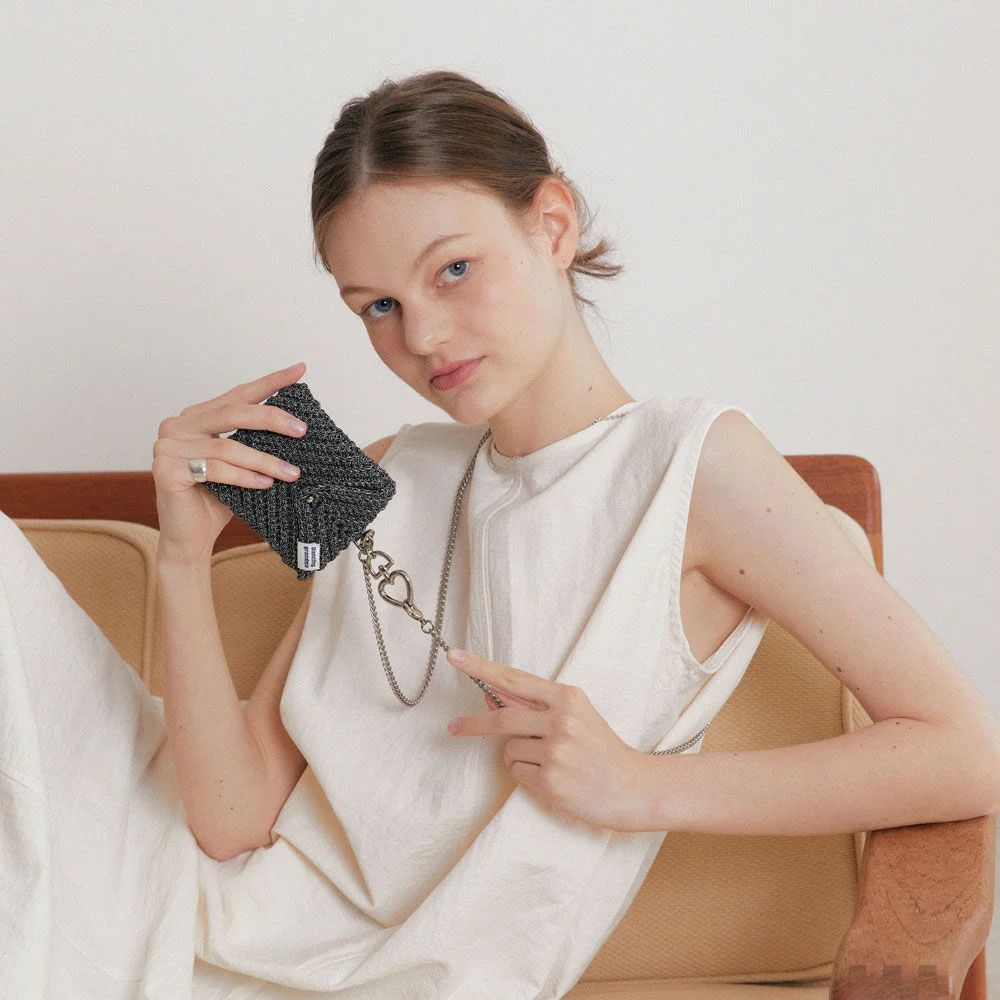 COIL CARD BAG : BLACK
