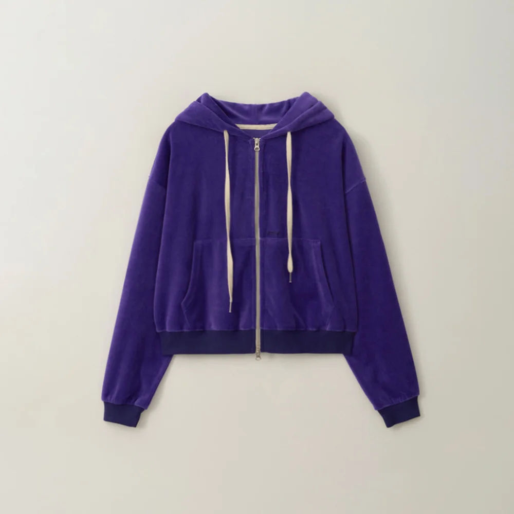 Eden 絲絨 拉鏈 連帽衫_Eden Hoodie