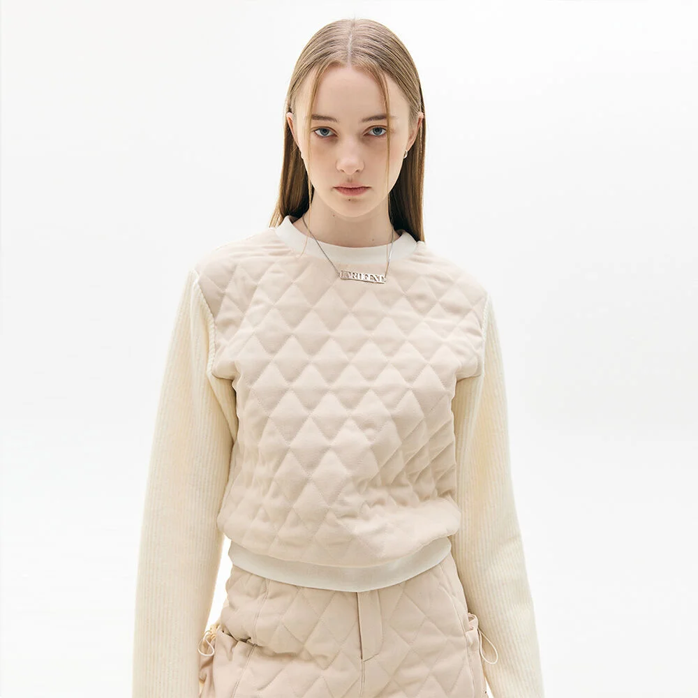 LX QUILTING TOP(BEIGE)