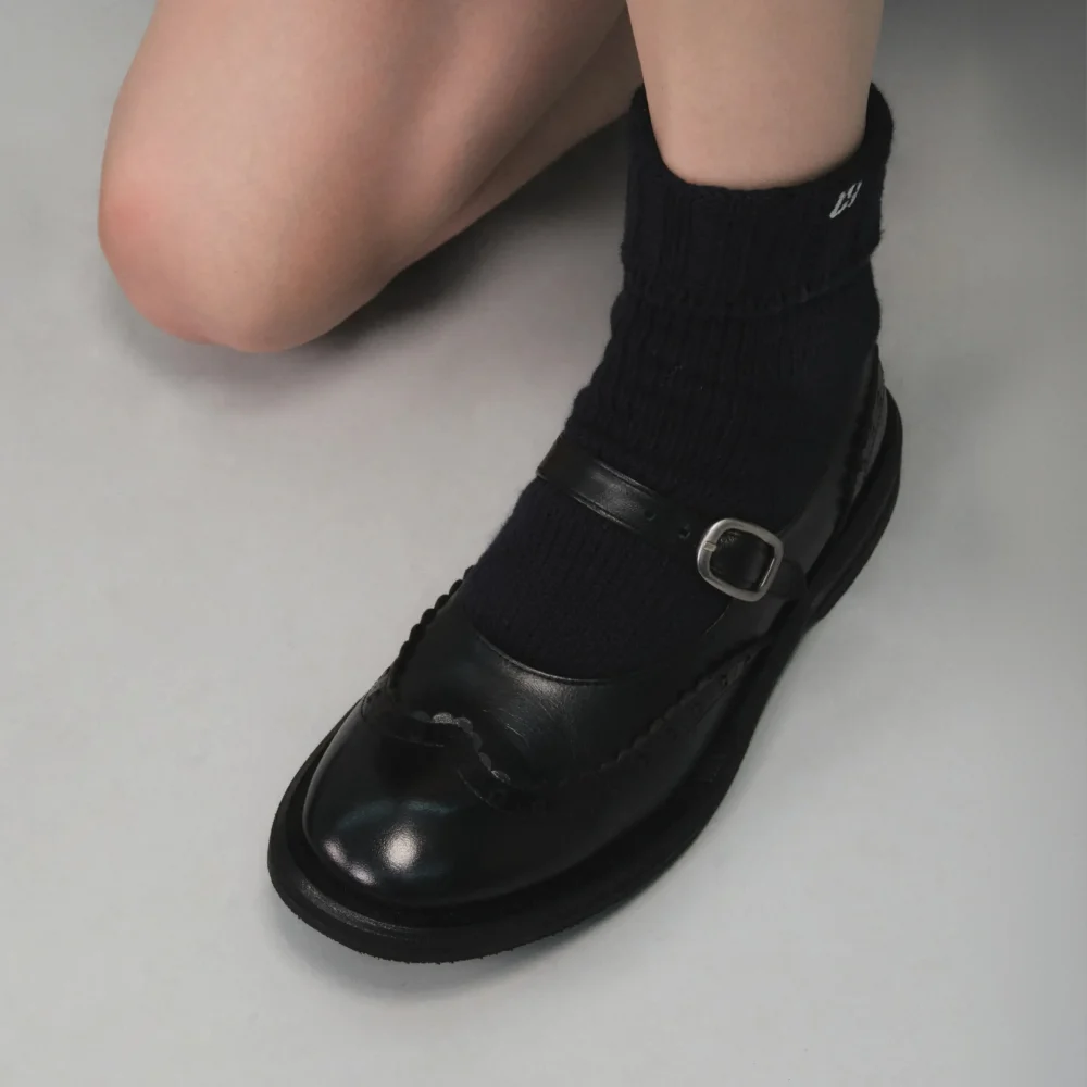 BROGUE MARY JANE (BLACK)