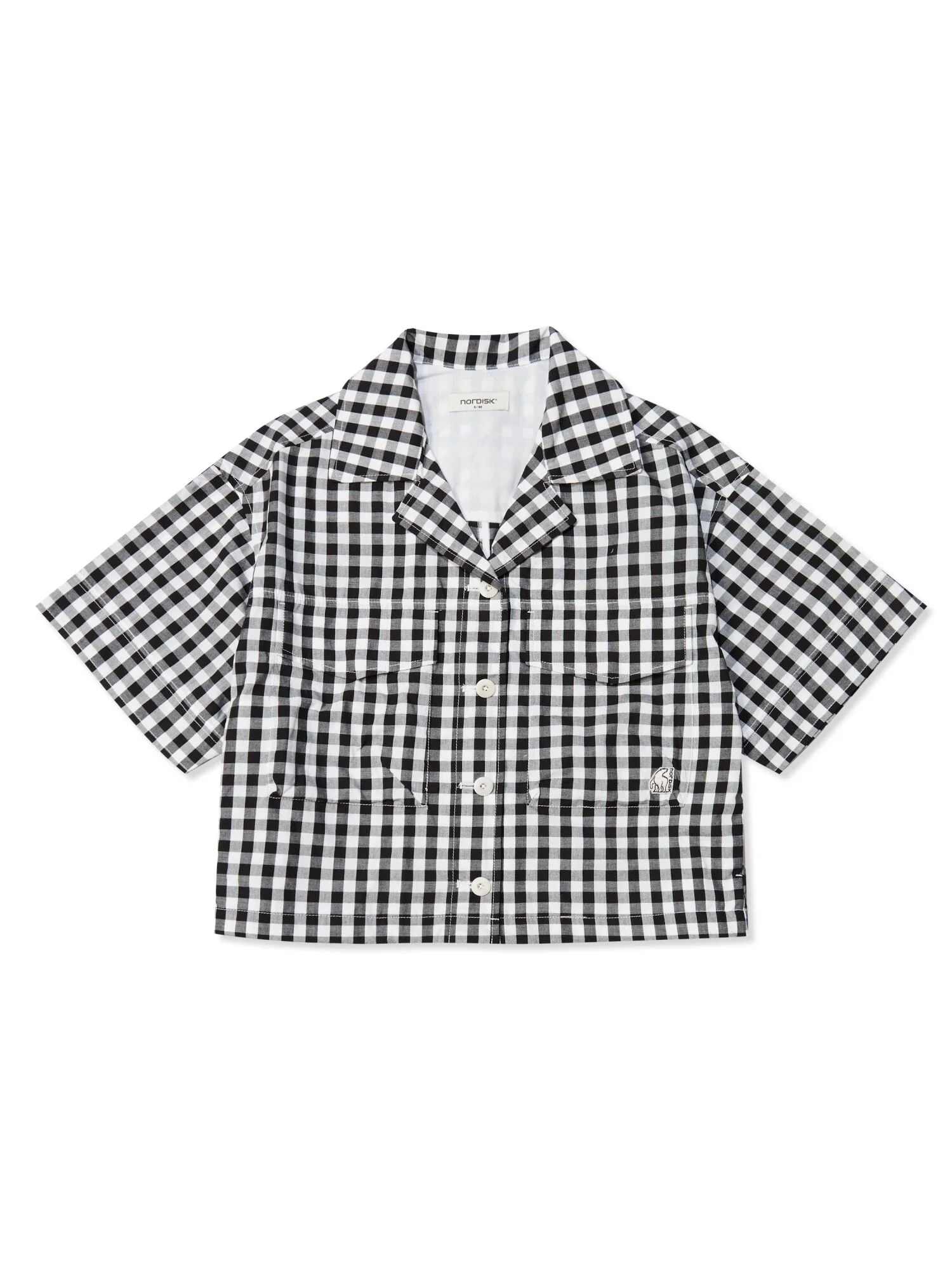 女裝 短袖 襯衫_Black_OWM24414Z1