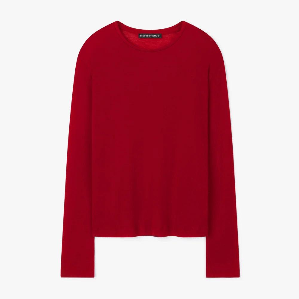 Sheer Touch Long Sleeve (Red)