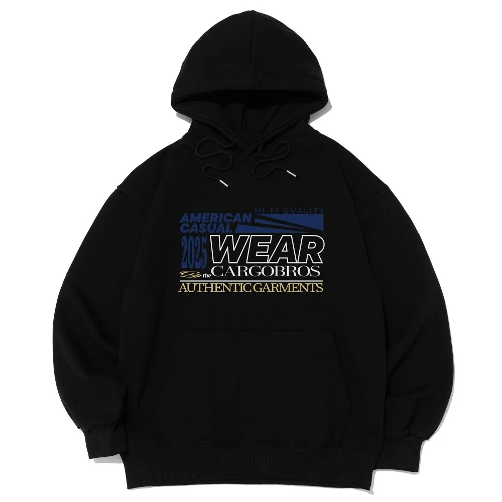 TECH GARMENT OVER HOOD T-SHIRT (BLACK)