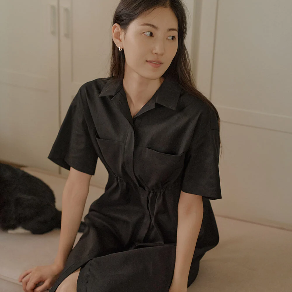 Tonight open dress / Black