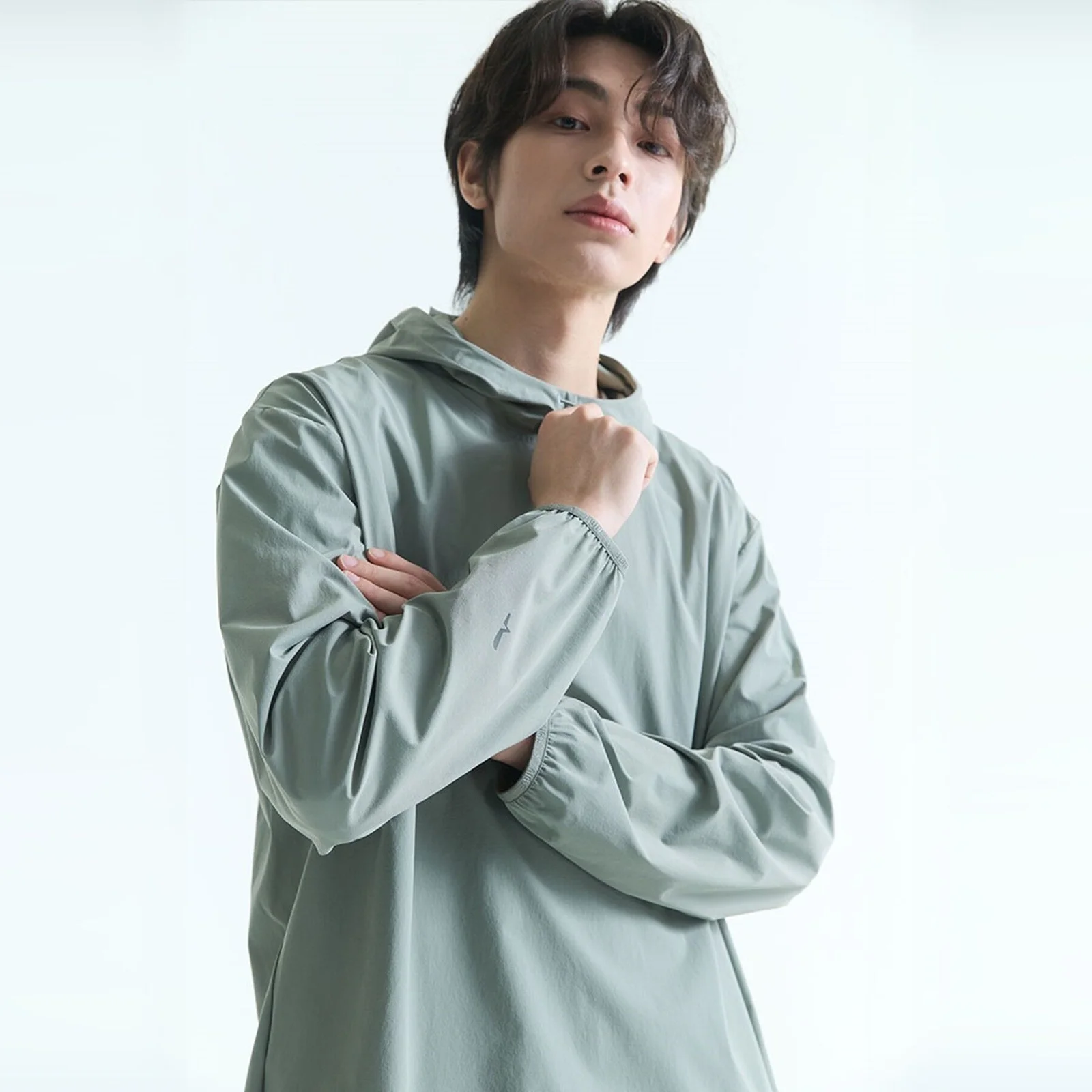 男裝 SolarPack : Breathable 連帽衫 AIS26MSWE005SHW
