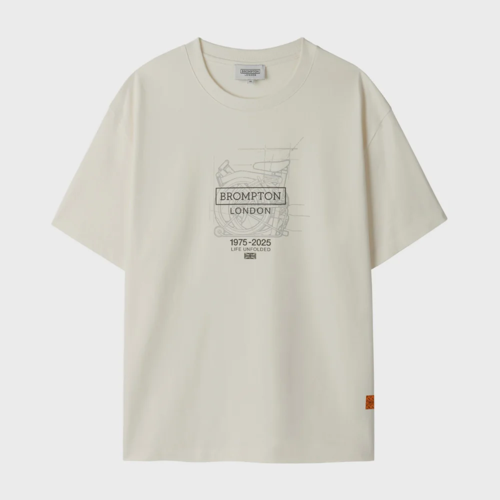 1975 HALF SLEEVE T-SHIRT - IVORY (P253UTS501)