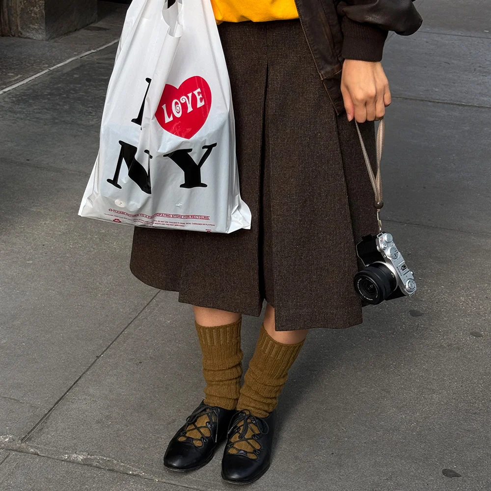 Flint Wool Pleats Skirt