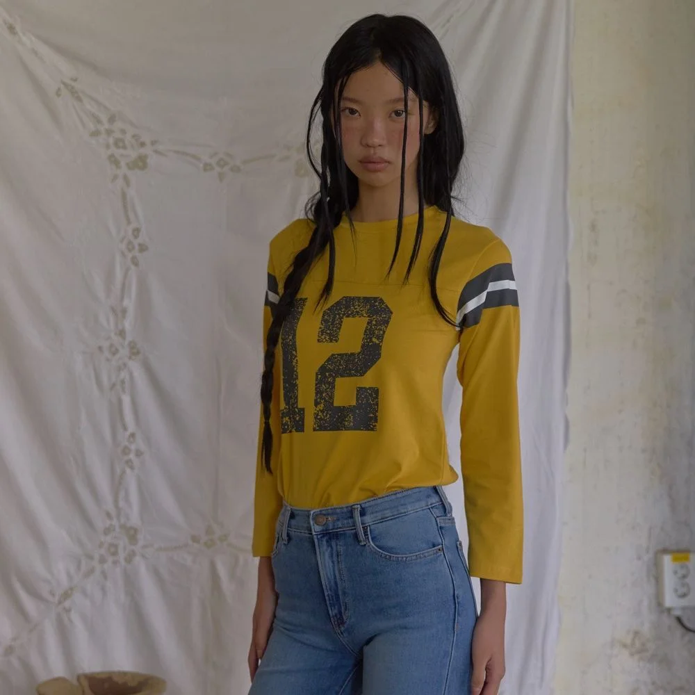 Number 12 T-shirt / Yellow