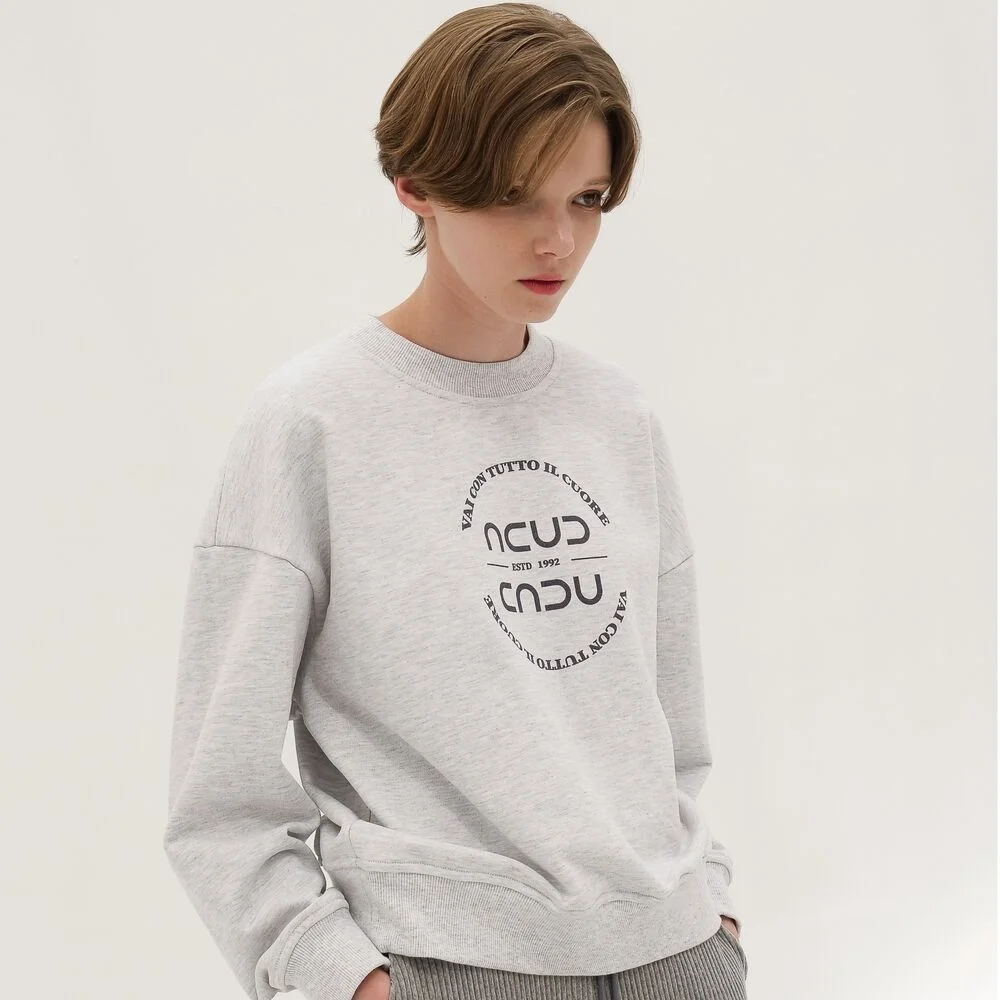 Circle Logo Sweatshirt _White