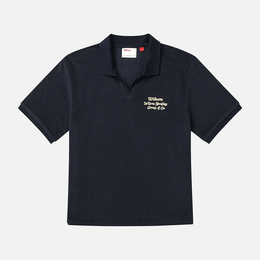 毛圈布 Polo T恤 W_WW30122513NVY