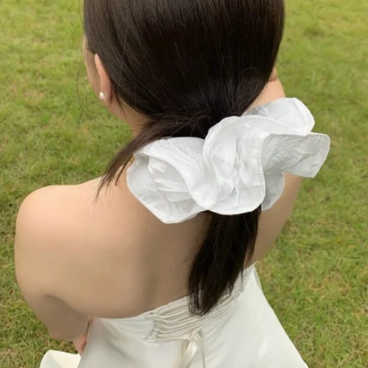 Taffeta scrunchie 塔夫綢 髮圈