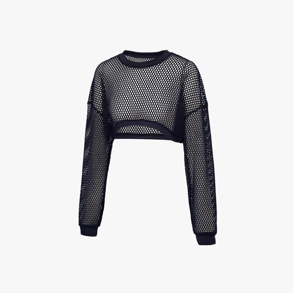 Cross Court 網布 短外套 NAVY