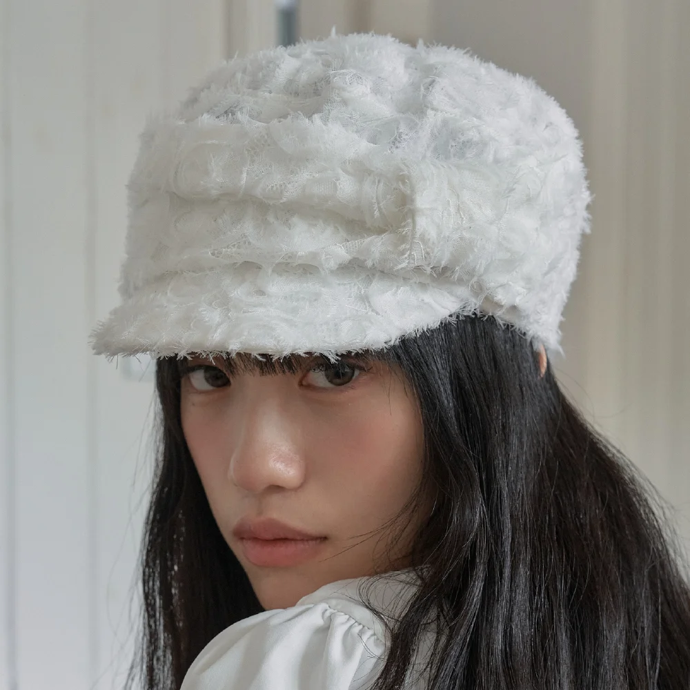 RUBAN NOUVELLE MARGOT HAT IN PEONY WHITE