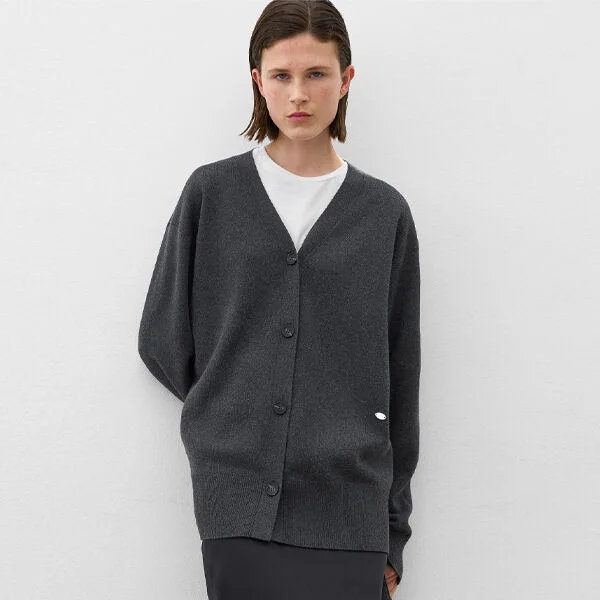 ESSENTIAL OVERFIT KNIT CARDIGAN(CD-2217)