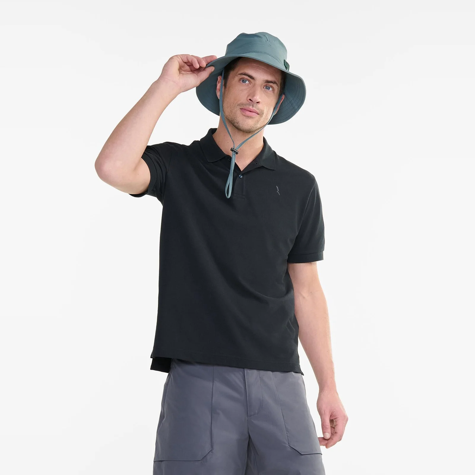 男裝 COOLMAX 短 衣袖 Polo 襯衫 AIS25MPSH003NOI