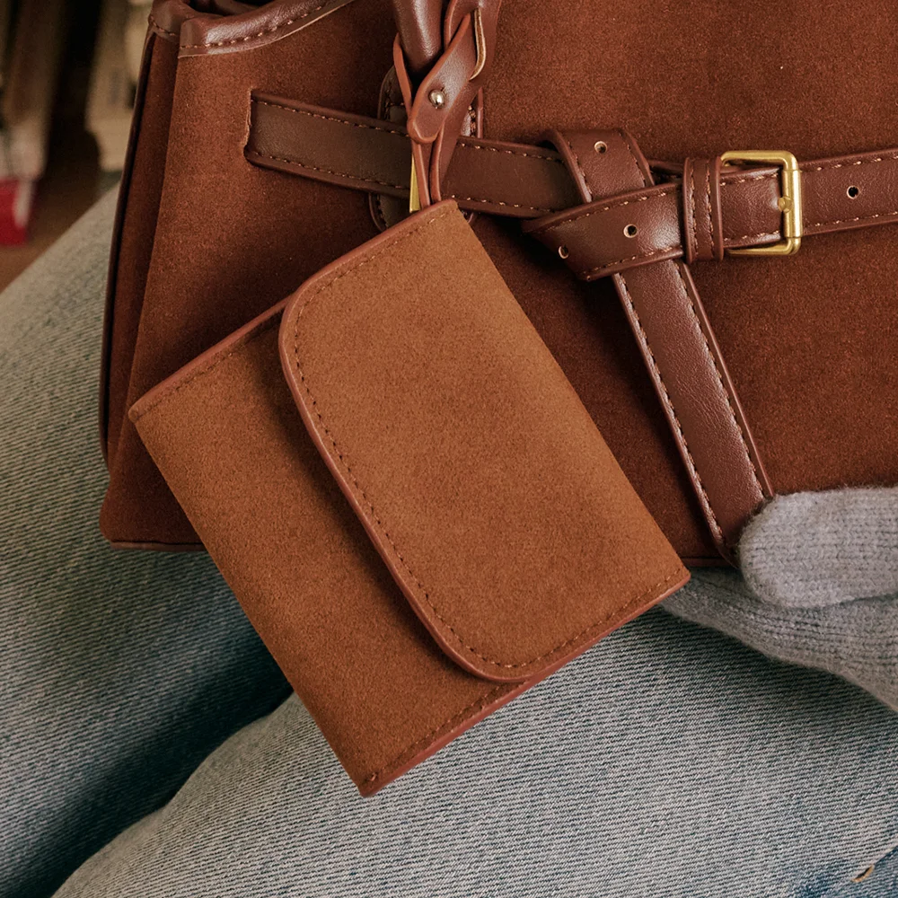 Lunar Suede Card Wallet (5 Colors)