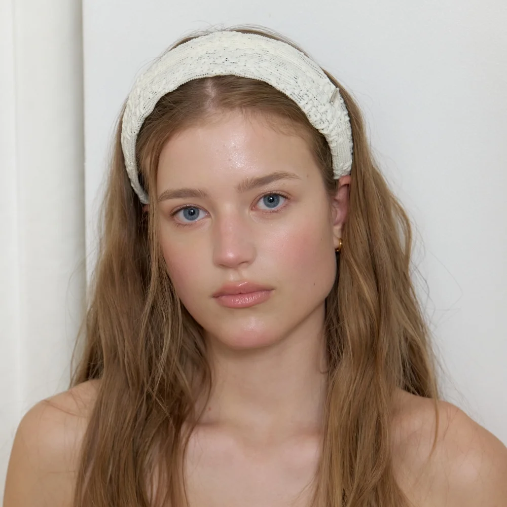 Flower Lace Wide Headband_IVORY (L262MHA010)