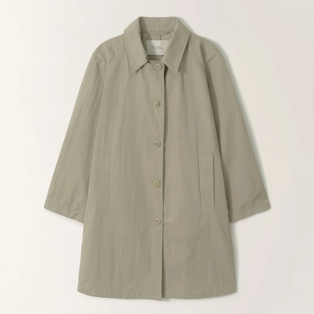 Light balmacaan trench (Beige)
