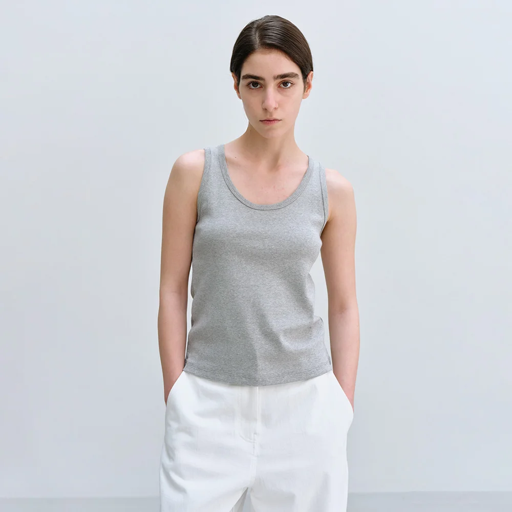 Basic Cotton Sleeveless (4 Colors)