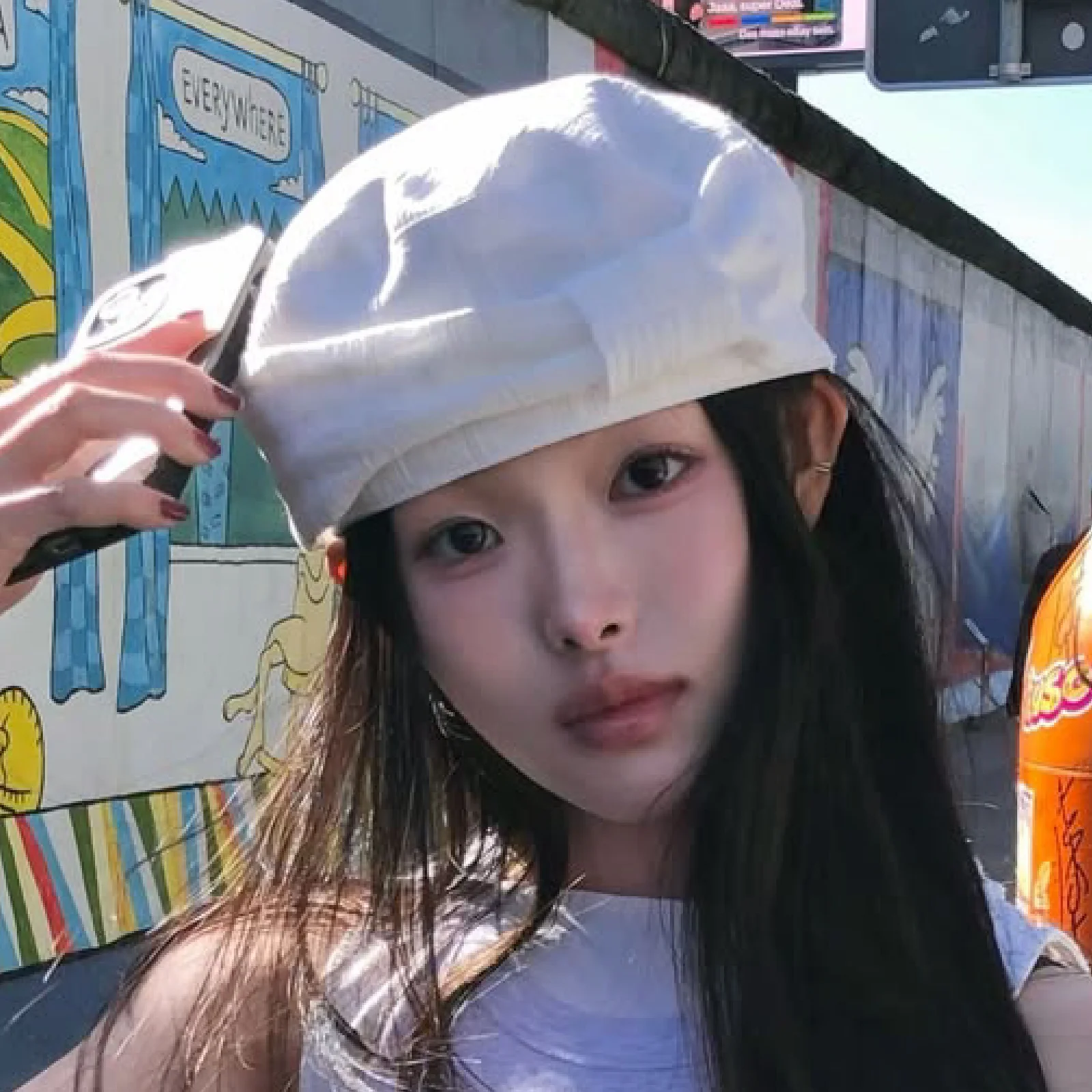 RUBAN NOUVELLE MARGOT HAT IN WHITE