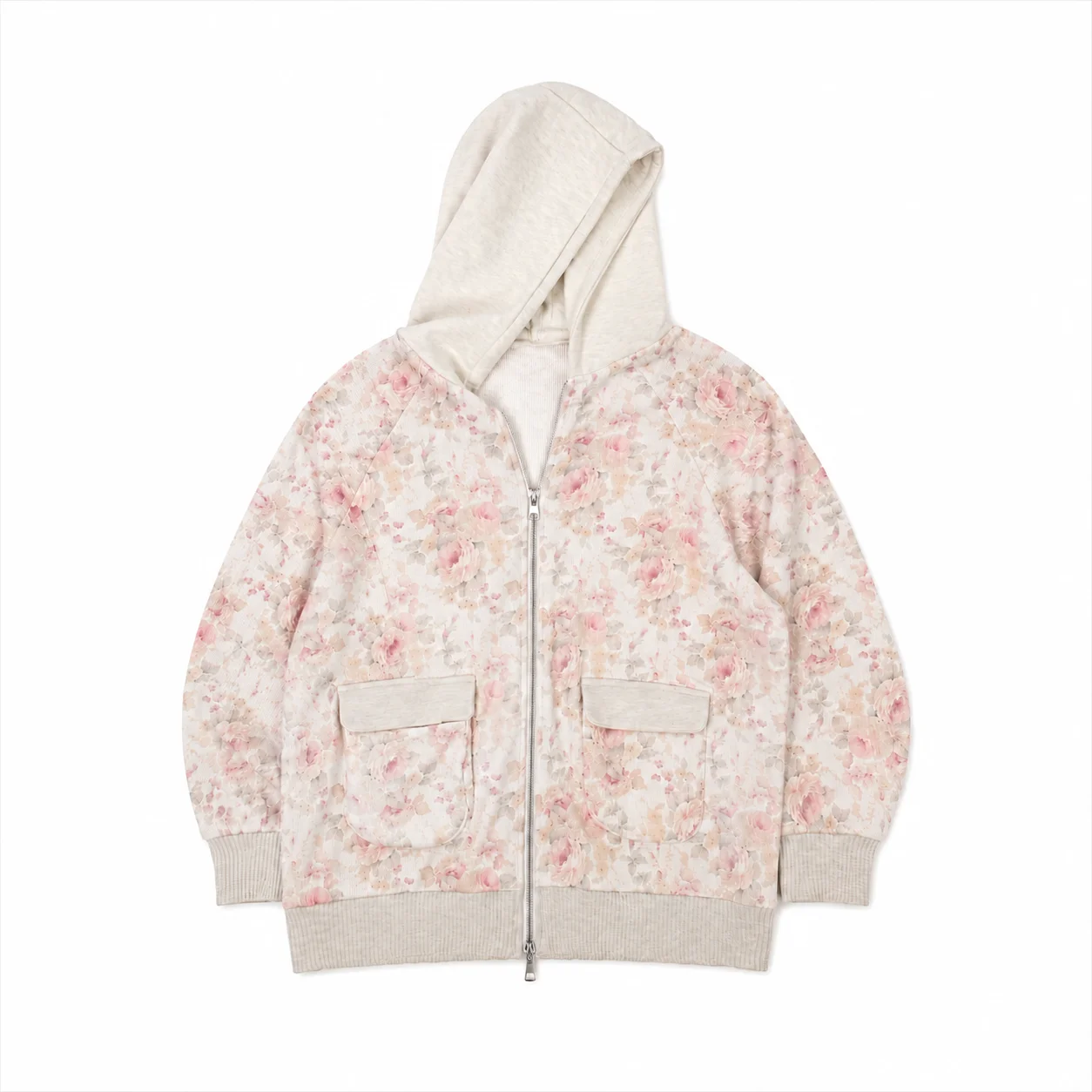 Flower Garden Waffle Hoodie